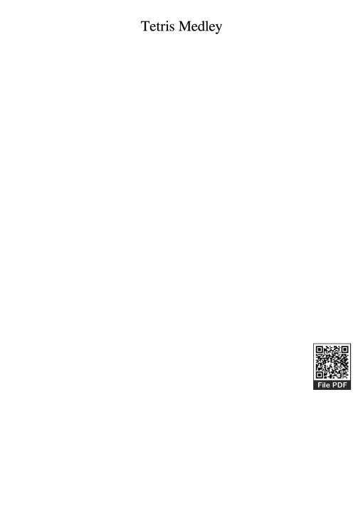 Sheet Music PDF for Tetris Medley Piano