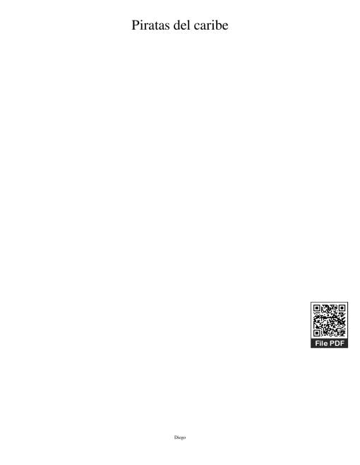 Sheet Music PDF for Piratas del caribe Piano