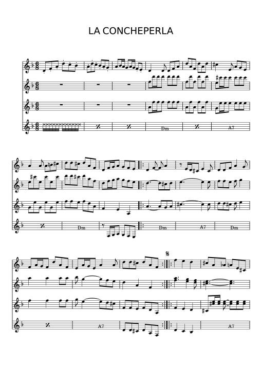 LA CONCHEPERLA Piano