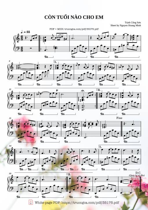 Còn tuổi nào cho em Piano
