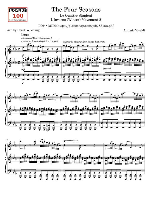 The Four Seasons - L'Inverno (Winter) Movement 2