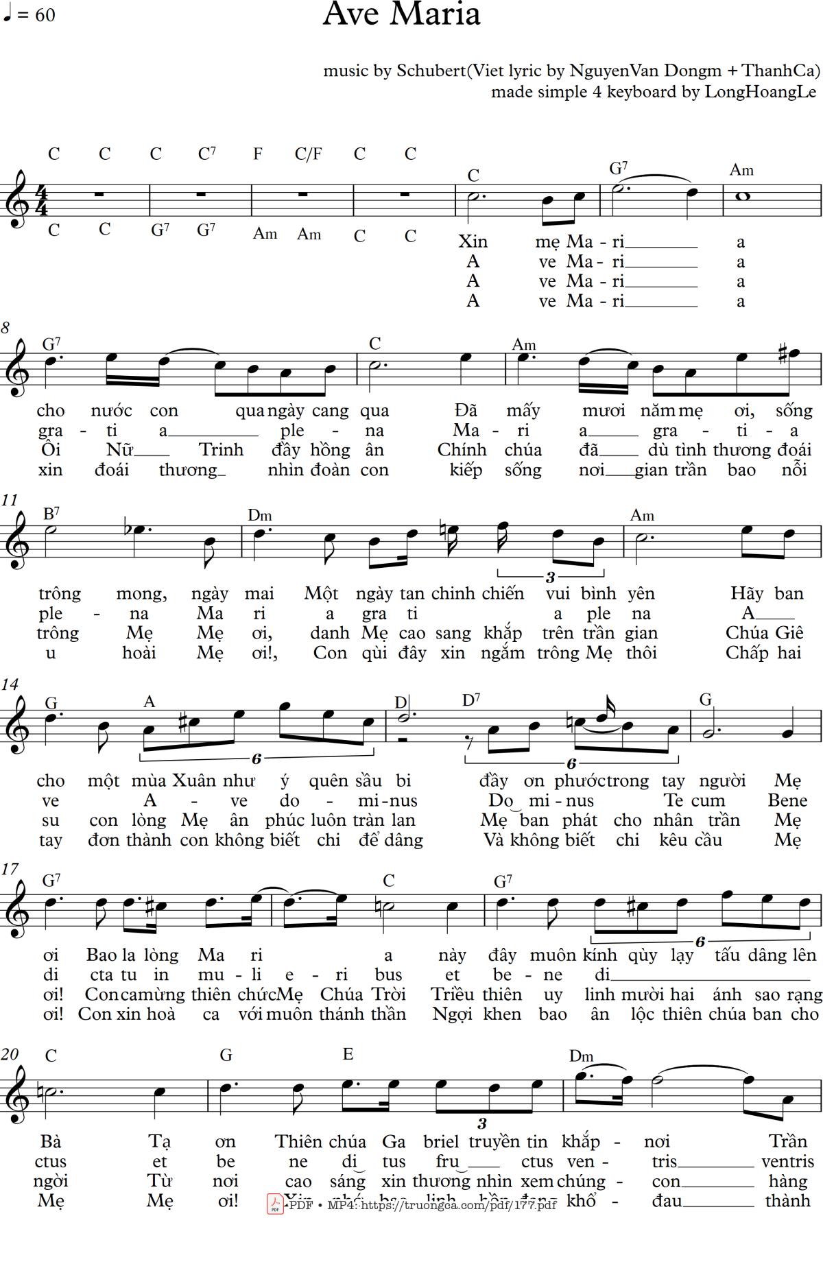 Xin mẹ Maria Cho nước con qua ngày cang qua, Trang 2