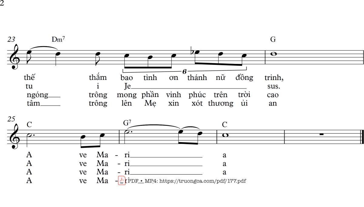 Xin mẹ Maria Cho nước con qua ngày cang qua, Trang 3