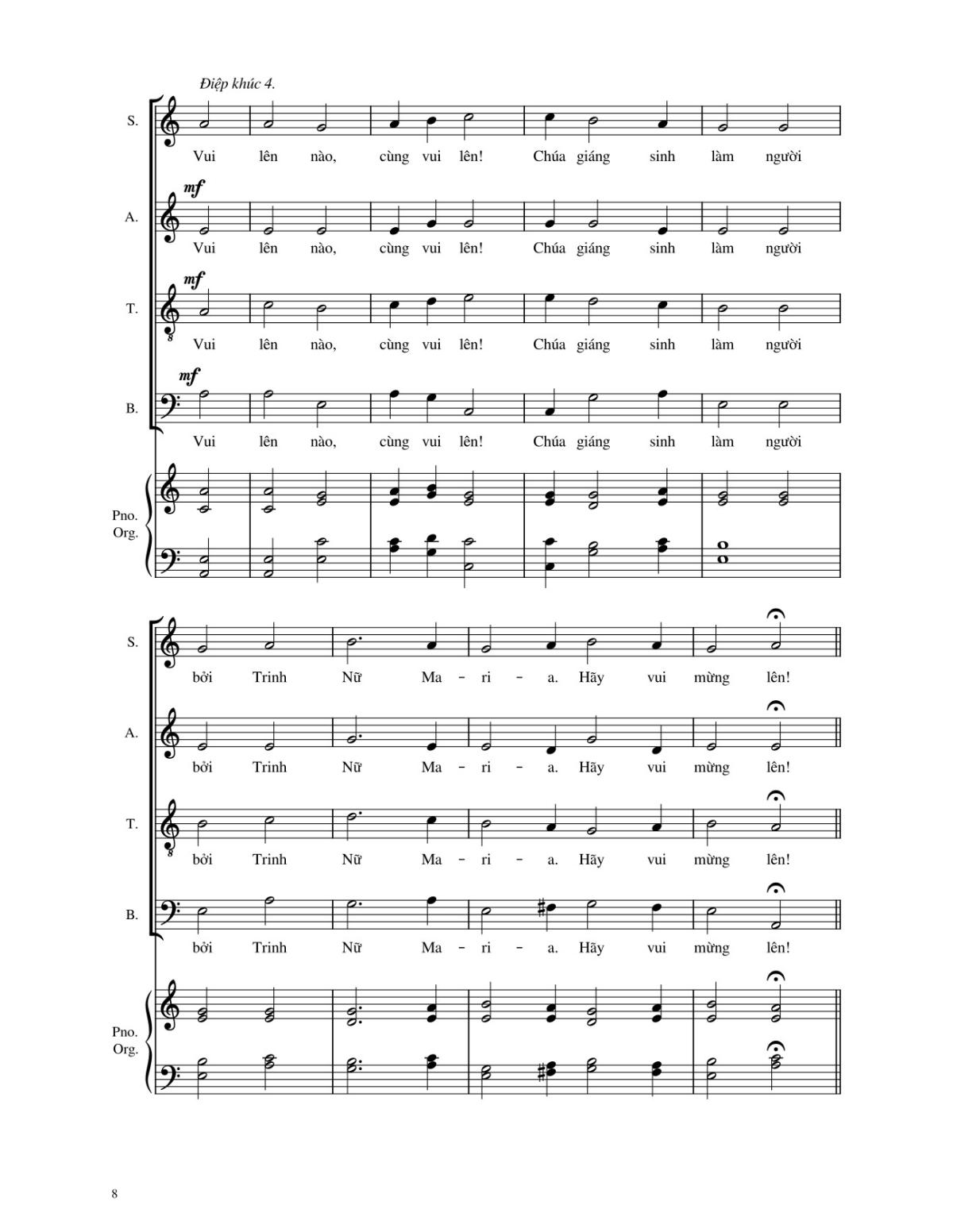 Vui lên nào! Đây Đấng Cứu Thế sinh ra làm người, Trang 8