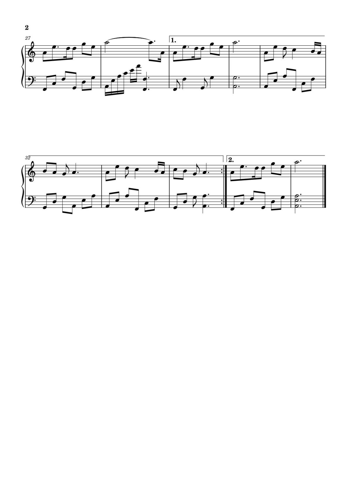 Page 2 of the piano sheet music PDF – Nhắm mắt thấy mùa hè Sheet Piano by Hamchi_heo199