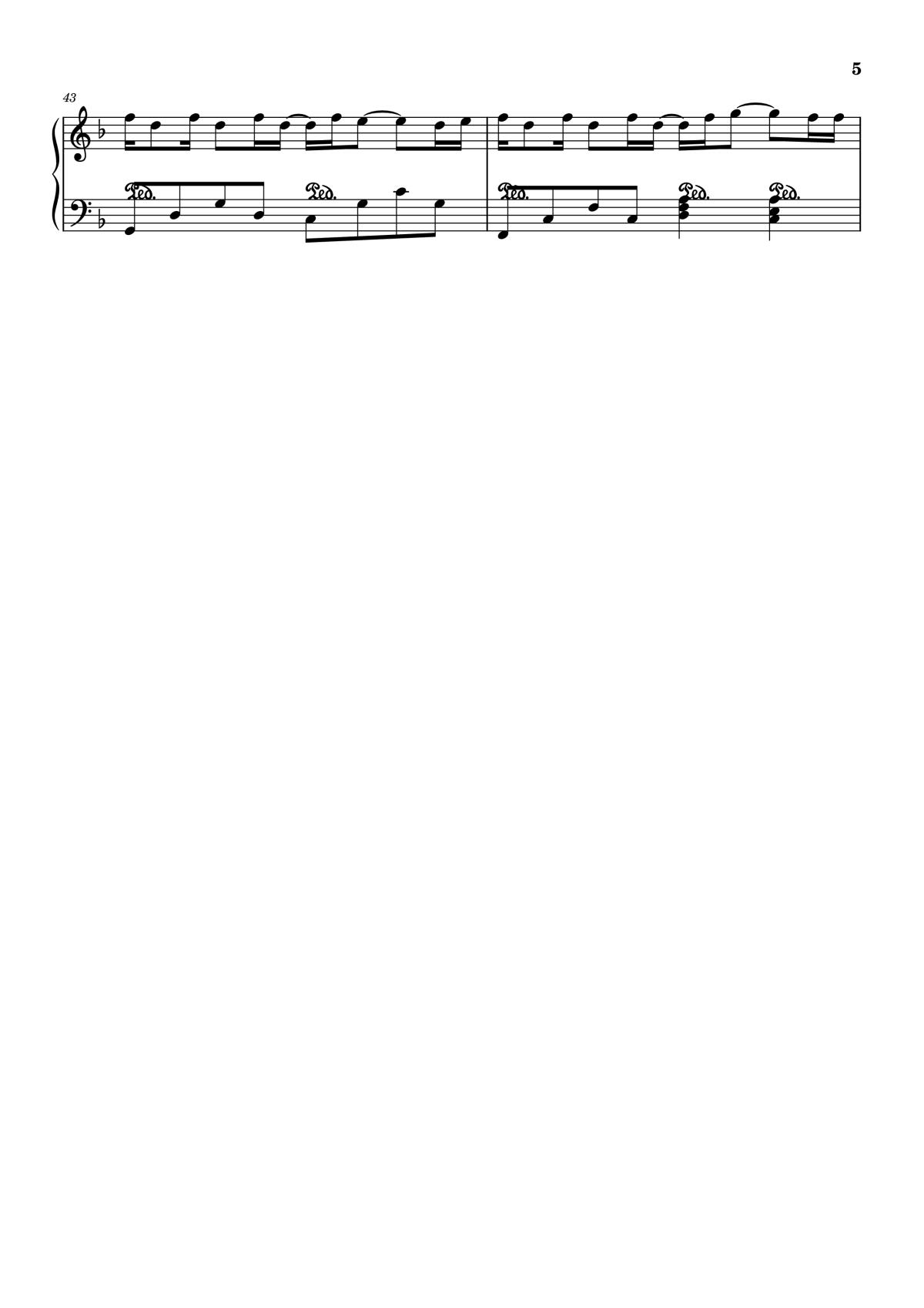 Page 5 of the piano sheet music PDF – Cause I Love You Sheet Piano by Nghiep
