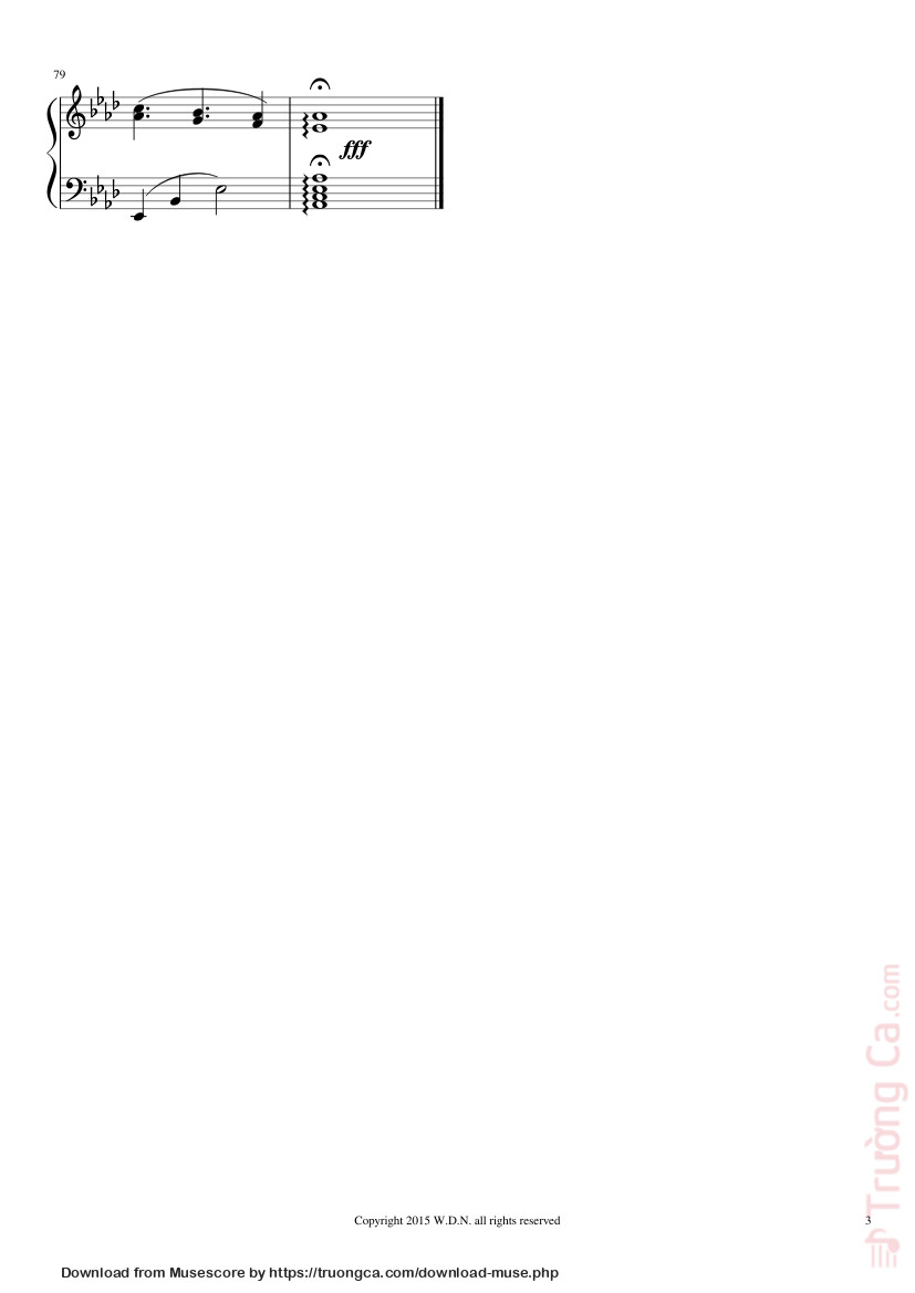 Page 3 of the piano sheet music PDF – Endless Tears Sheet Piano by Danning.wong