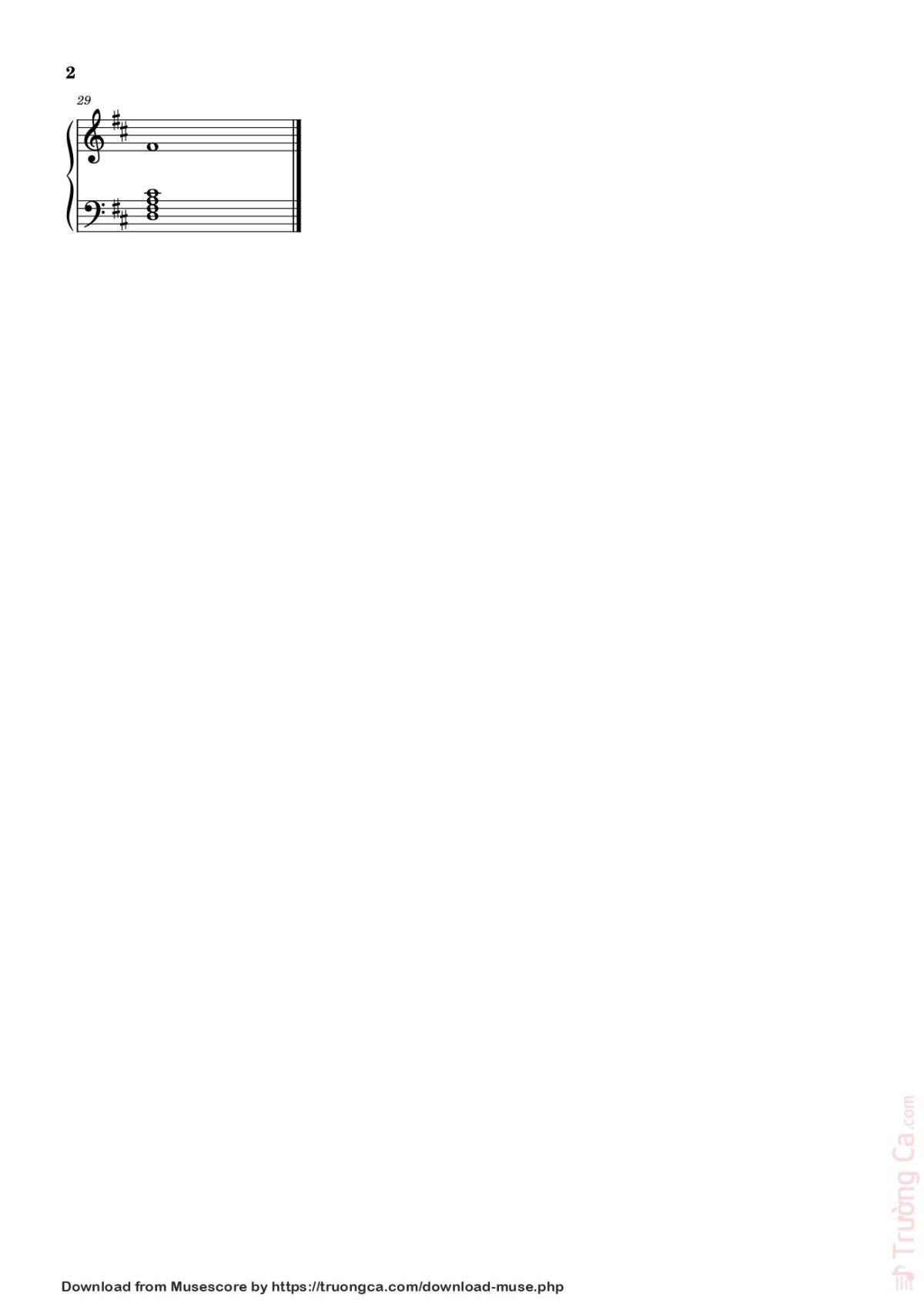 Page 2 of the piano sheet music PDF – Seasons – wave to earth (웨이브 투 어스) Sheet Piano by Sook_piano