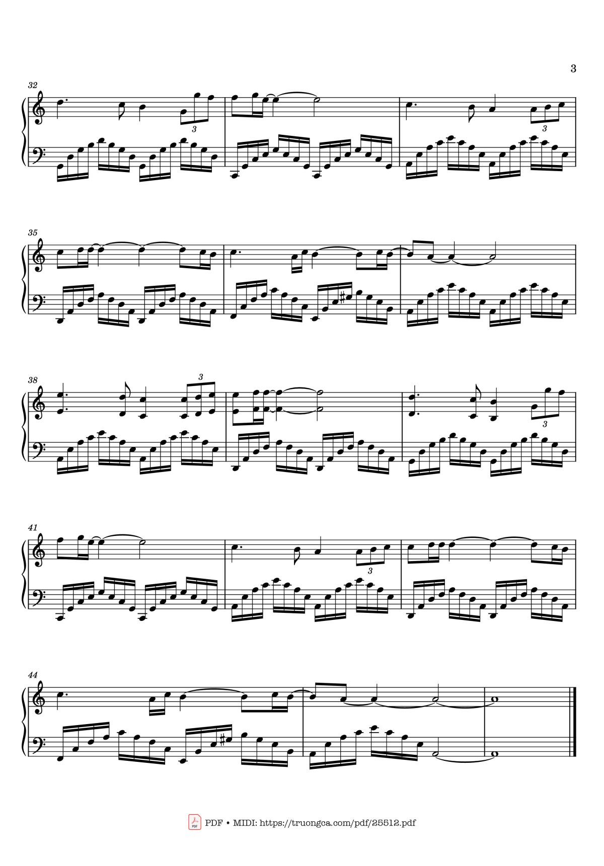 Page 3 of the piano sheet music PDF Piano – Boulevard Piano by Dan Byrd