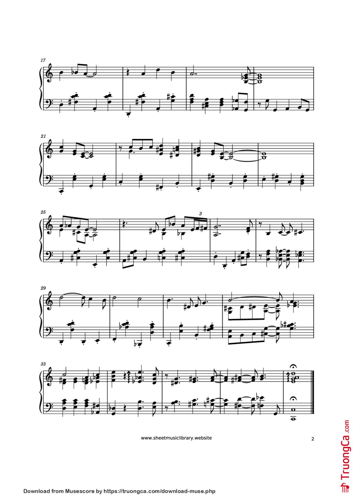 Page 2 of the piano sheet music PDF Piano – All Of Me Piano by Gerald Marks / Seymour Simons