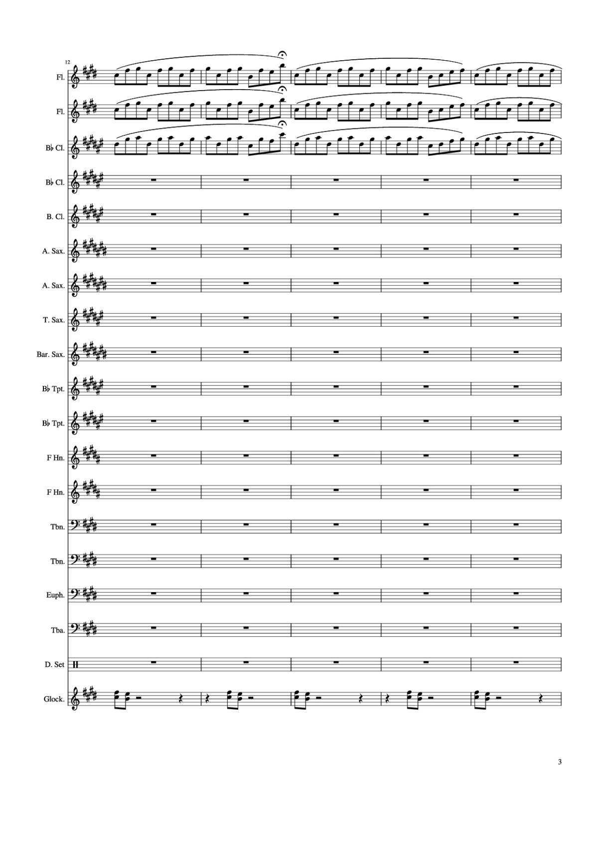 Page 3 of the piano sheet music PDF Piano – Weathering With You - Grand Escape Piano by Arr. Gracia