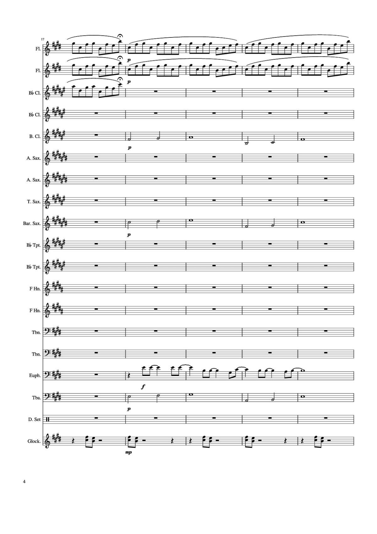 Page 4 of the piano sheet music PDF Piano – Weathering With You - Grand Escape Piano by Arr. Gracia