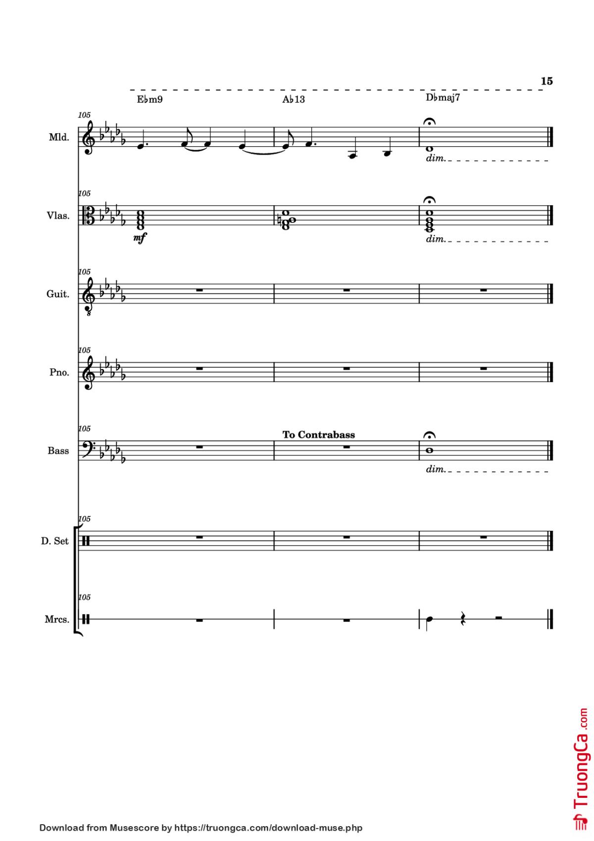 Page 15 of the piano sheet music PDF Piano Guitar Tab – From The Start Piano by Arrangement by ste