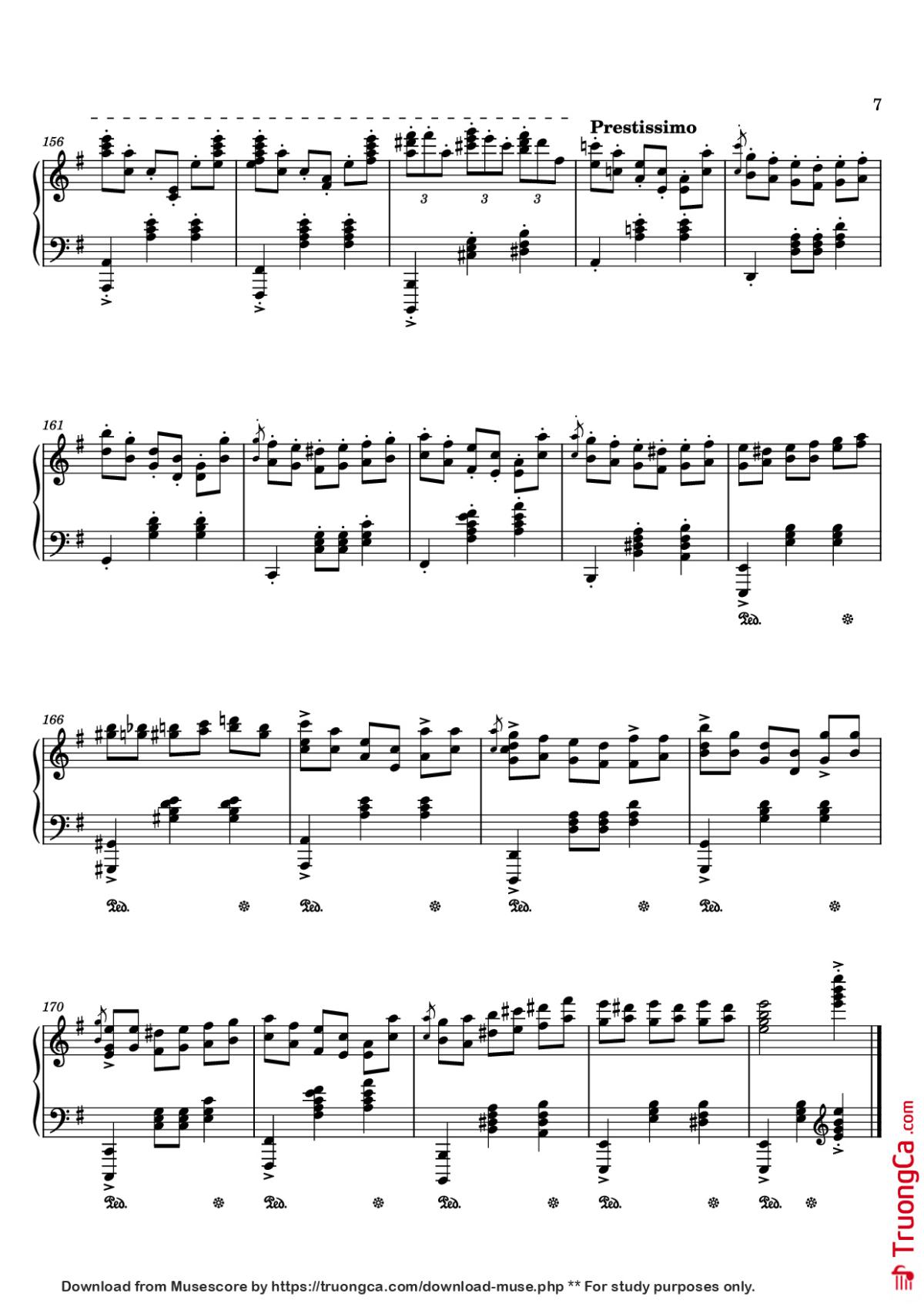Page 7 of the piano sheet music PDF Piano – Enemies to Lovers Piano by Joshua Kyan. Aalampour