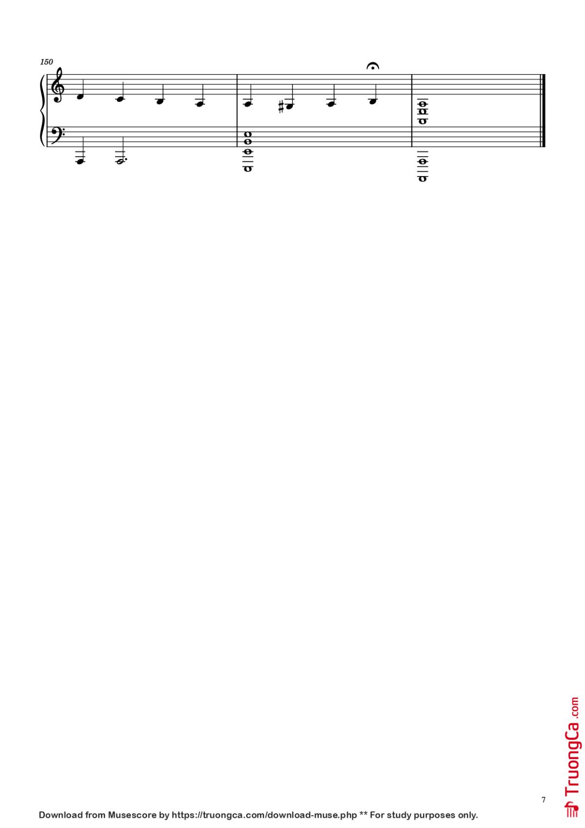 Page 7 of the piano sheet music PDF Piano – Paint it black Piano by Ramin Djawadi