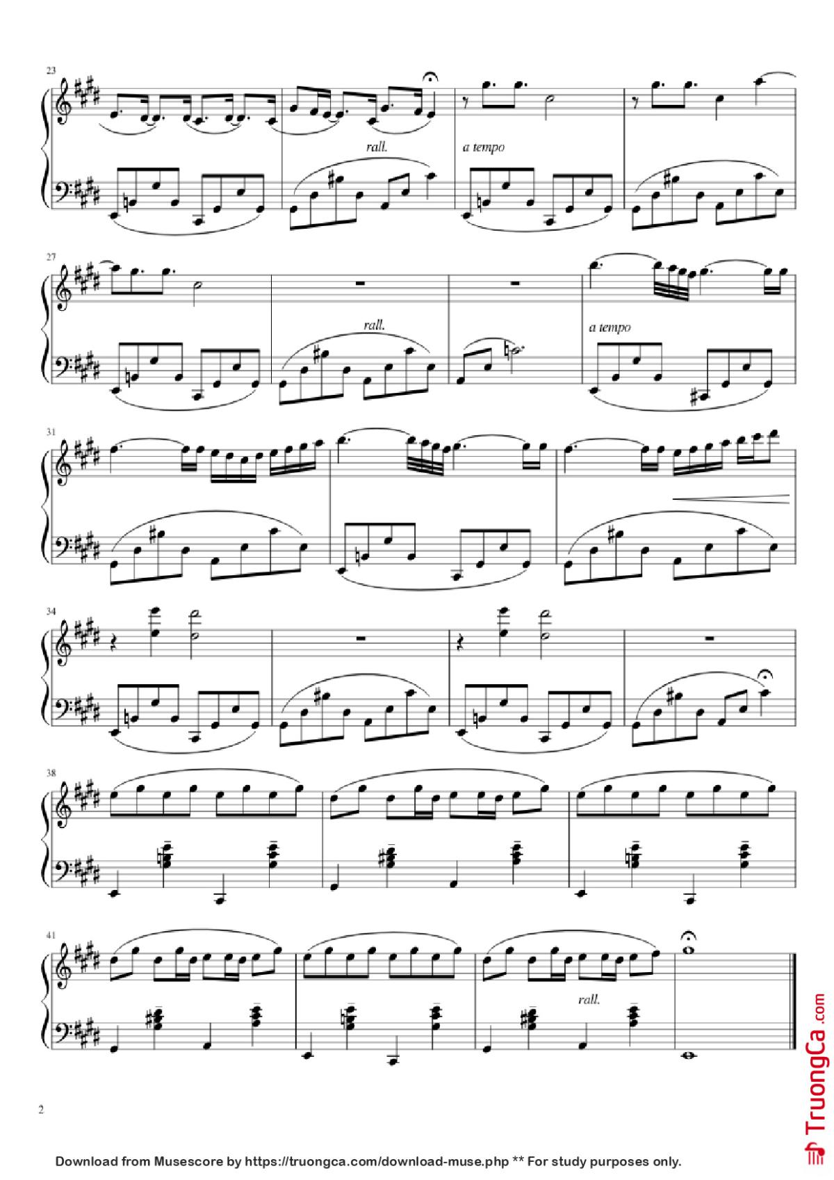 Page 2 of the piano sheet music PDF – Where Is My Mind? Piano by Black Francis Arr. Maxence Cyrin