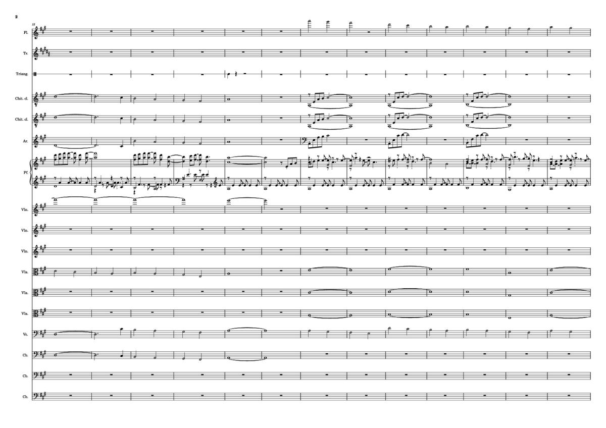 Page 2 of the piano sheet music PDF – Forrest Gump Piano by A. Silvestri