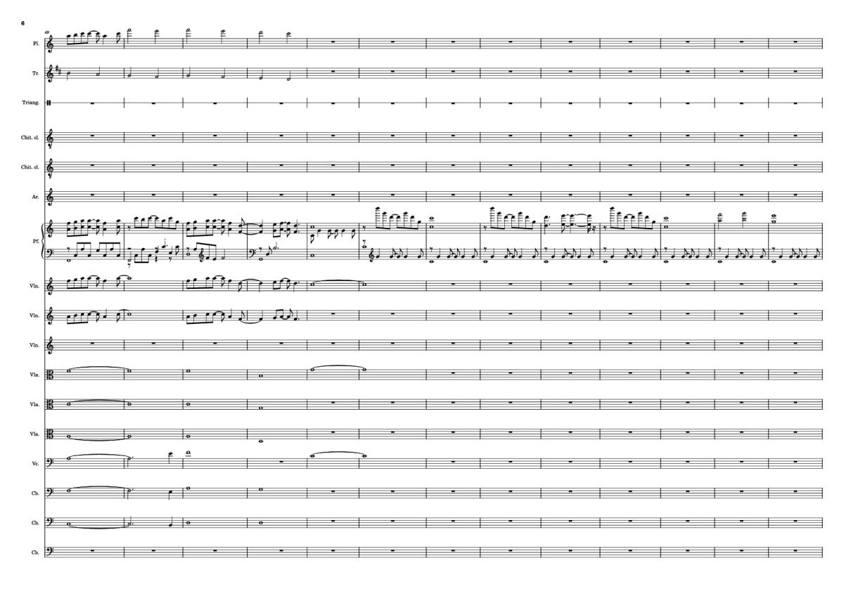 Page 6 of the piano sheet music PDF – Forrest Gump Piano by A. Silvestri