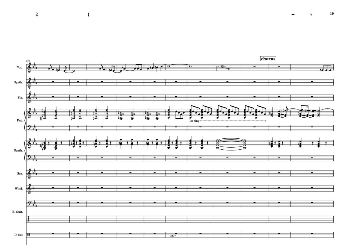 Page 19 of the piano sheet music PDF – Fool