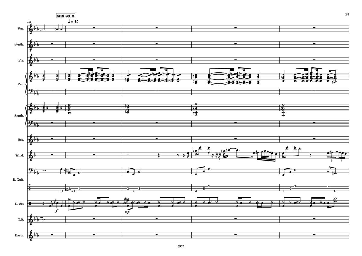 Page 21 of the piano sheet music PDF – Fool