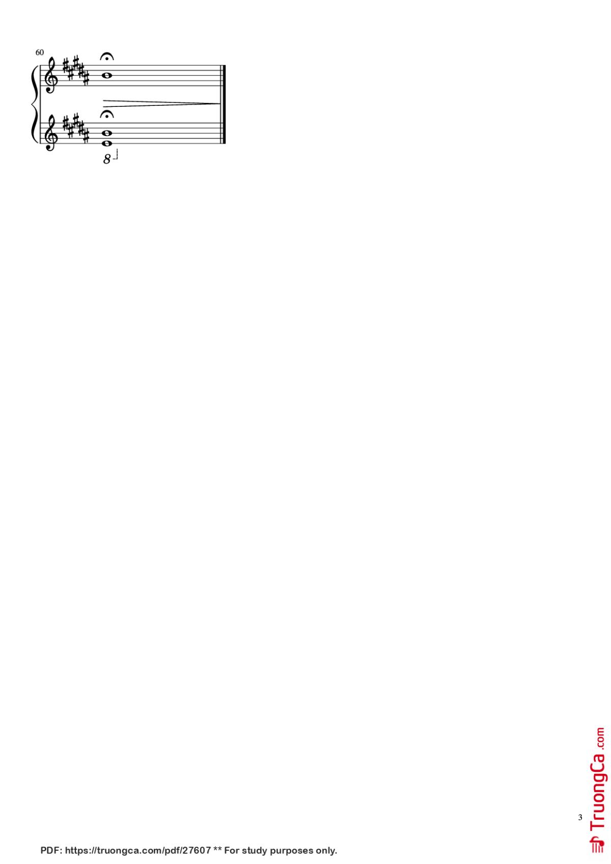Page 3 of the piano sheet music PDF Piano – Payphone (Without Rap) Piano by Maroon 5