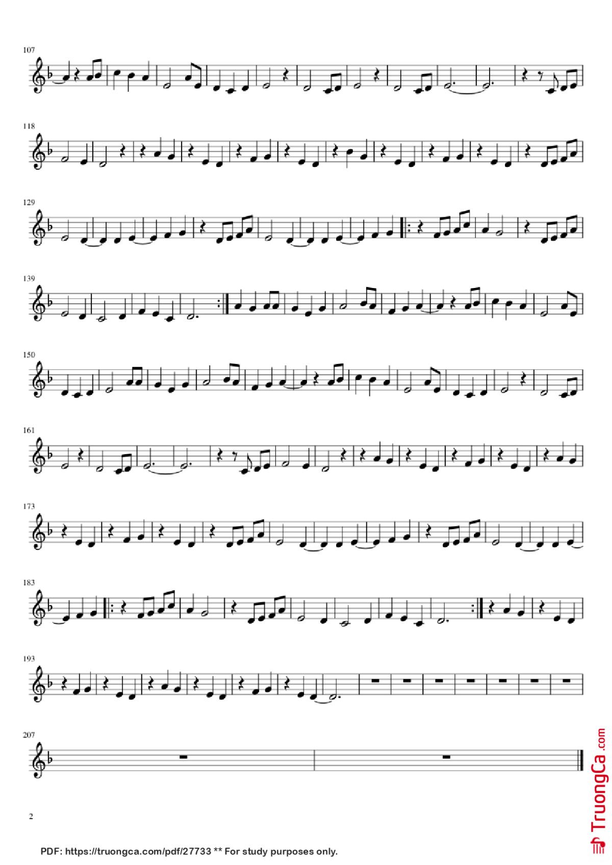 Page 2 of the piano sheet music PDF Piano – Hijo de la Luna Piano by Mecano Arr. Aidé D. A