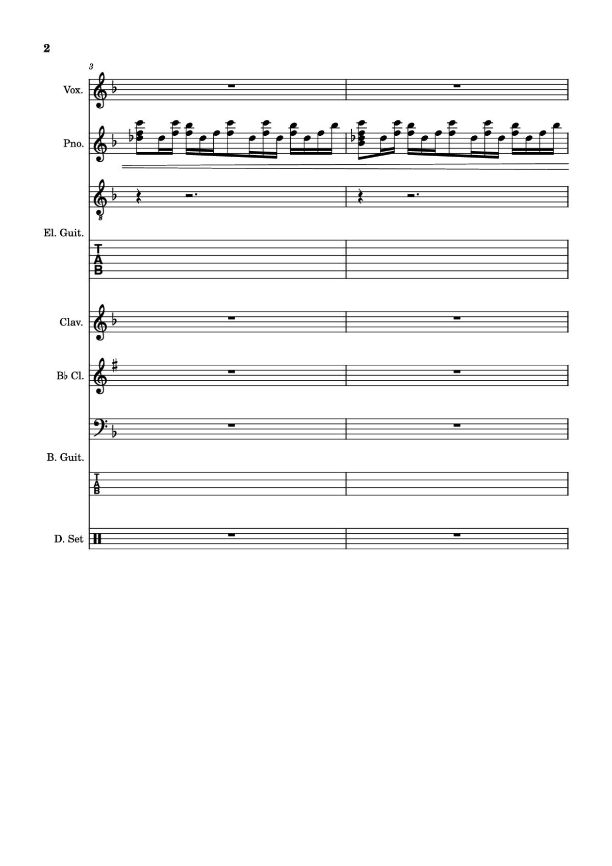 Page 2 of the piano sheet music PDF – Another Man