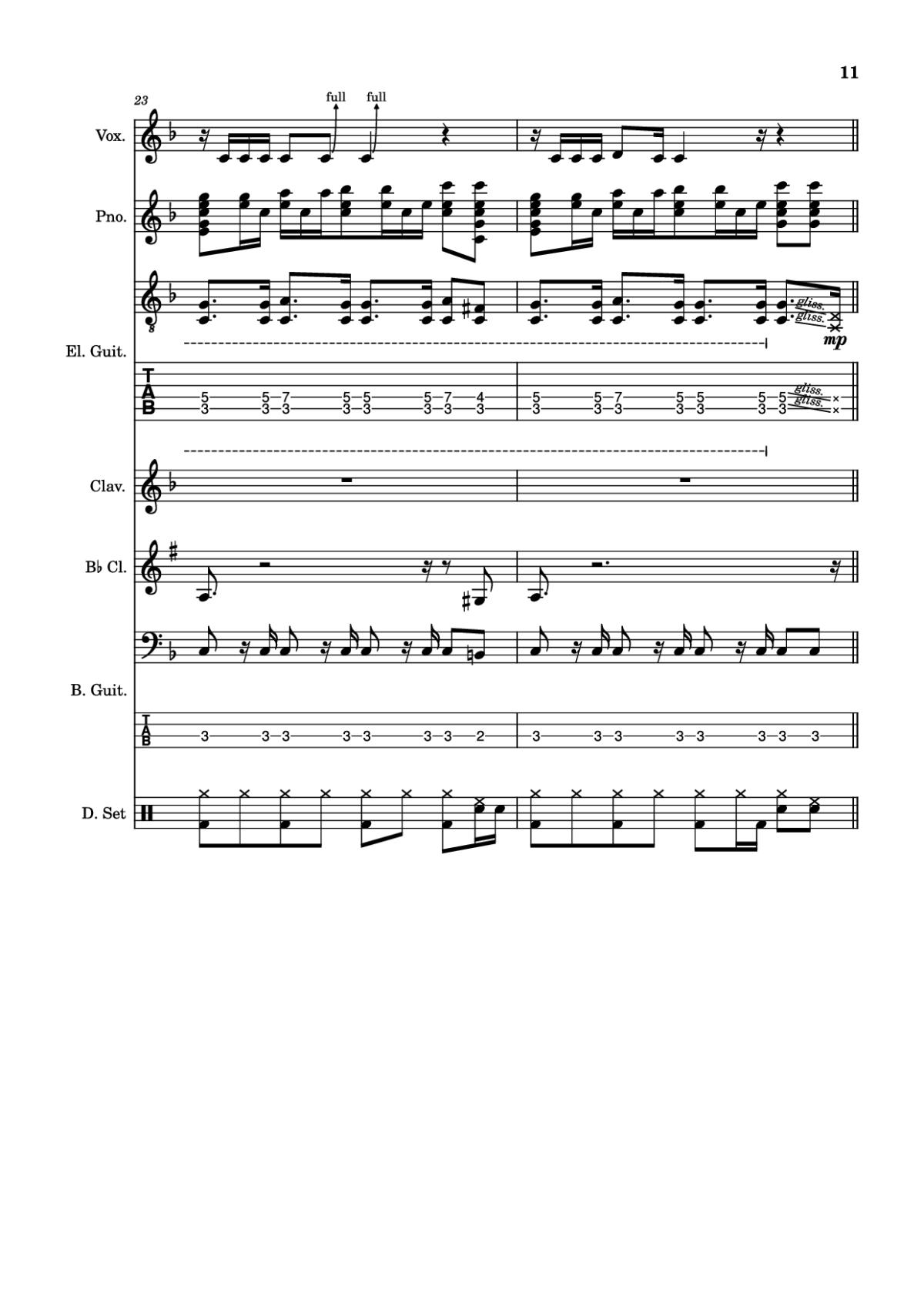 Page 11 of the piano sheet music PDF – Another Man