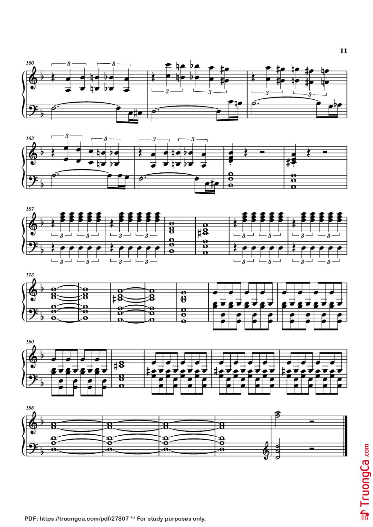 Page 11 of the piano sheet music PDF Piano – Another Man