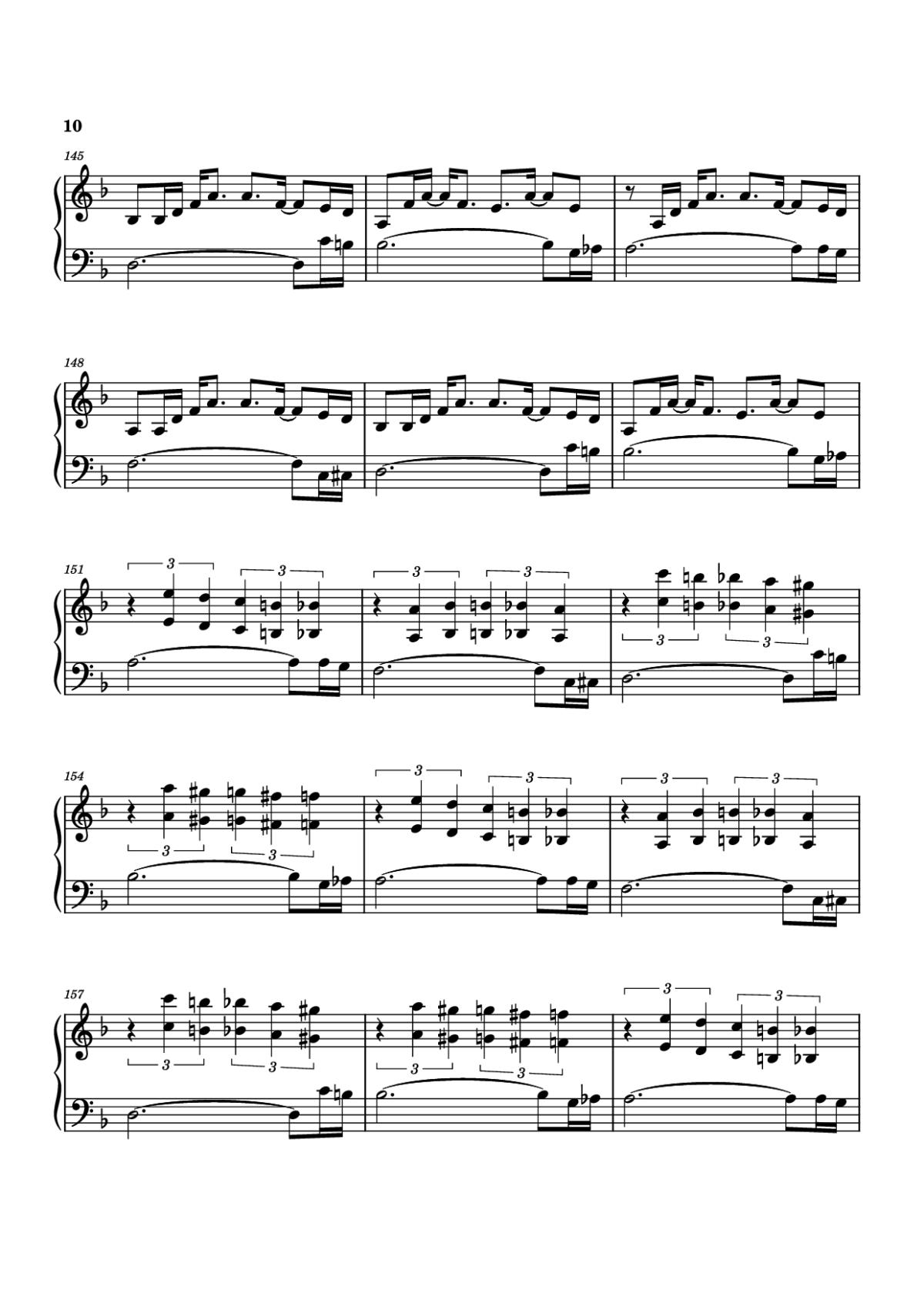 Page 10 of the piano sheet music PDF Piano – Another Man