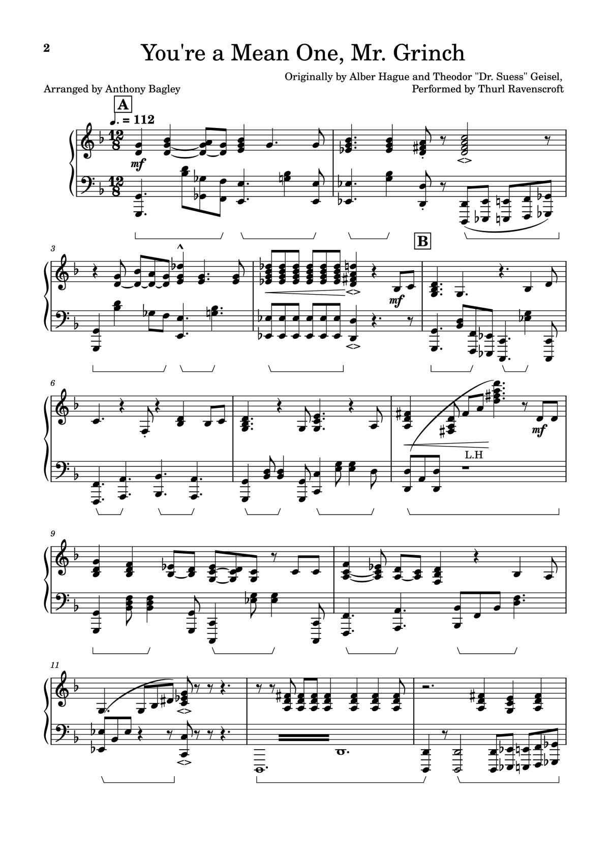 Page 2 of the piano sheet music PDF – You
