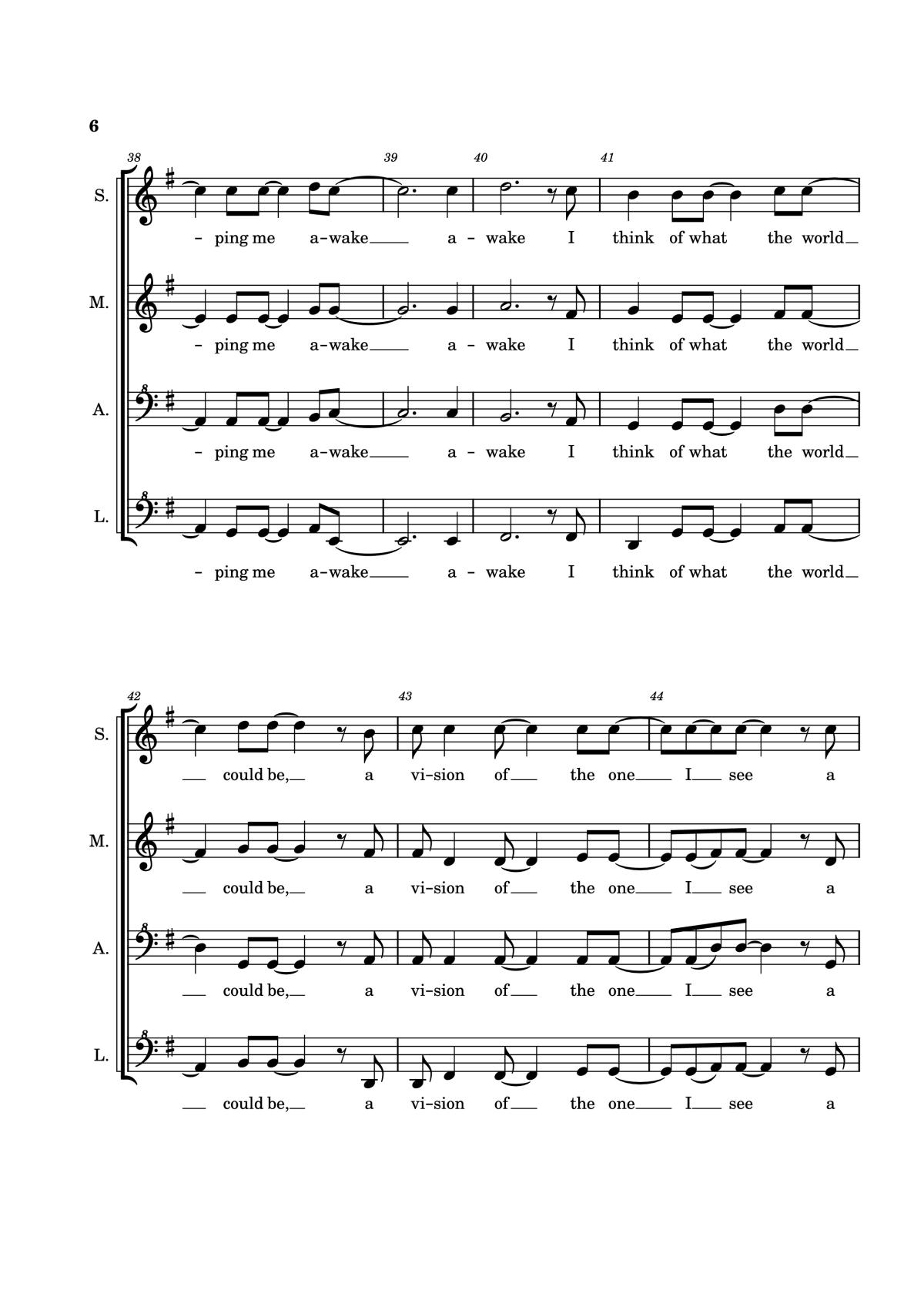 Page 6 of the piano sheet music PDF Piano – A Million Dreams Piano by EaTeN4l1v3