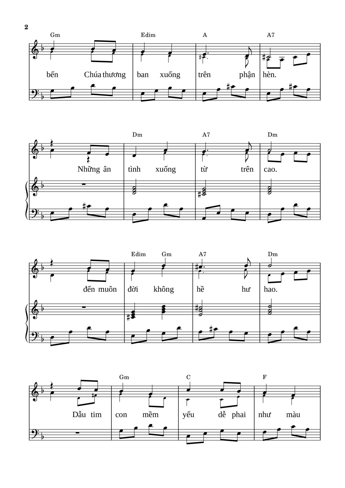  Những ân tình Chúa dành cho con, Trang 2