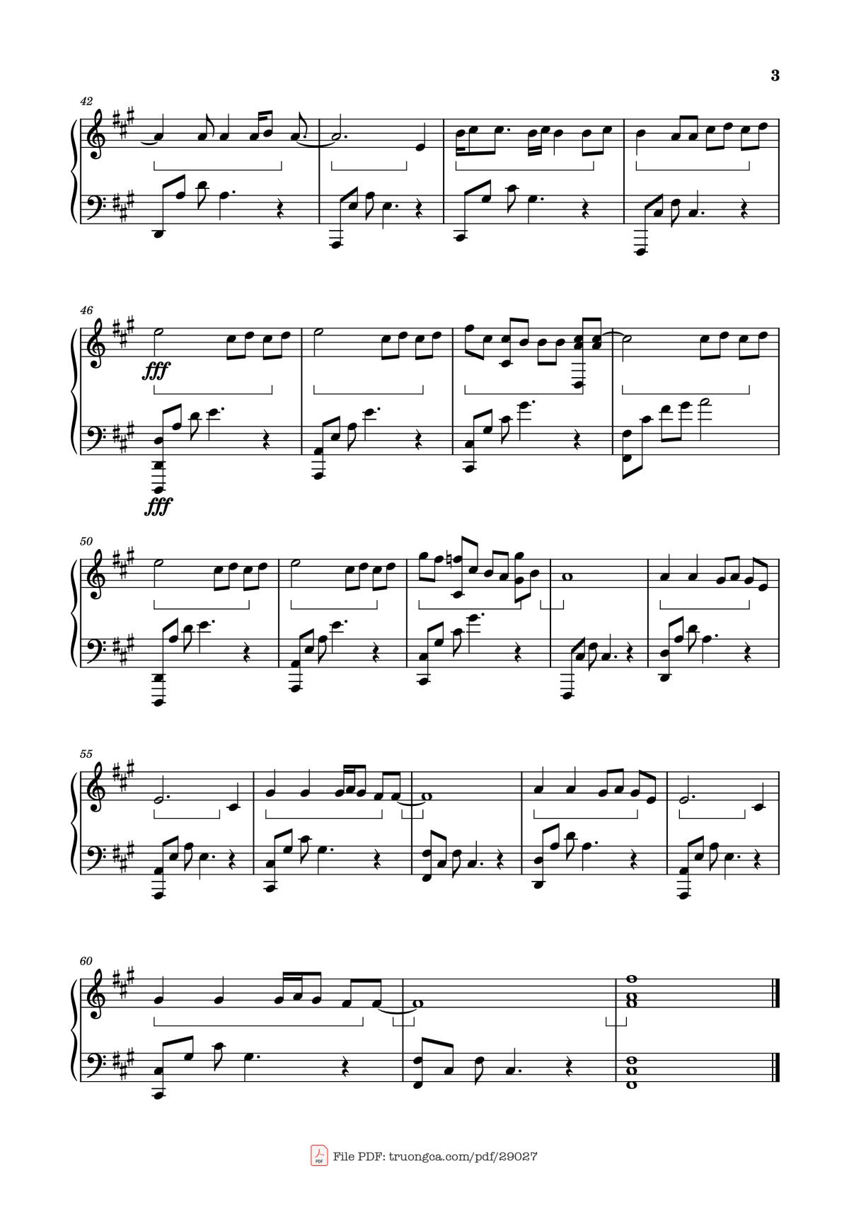 Page 3 of the piano sheet music PDF – Thức Giấc (Dalab) Piano bản rút gọn by Dalab