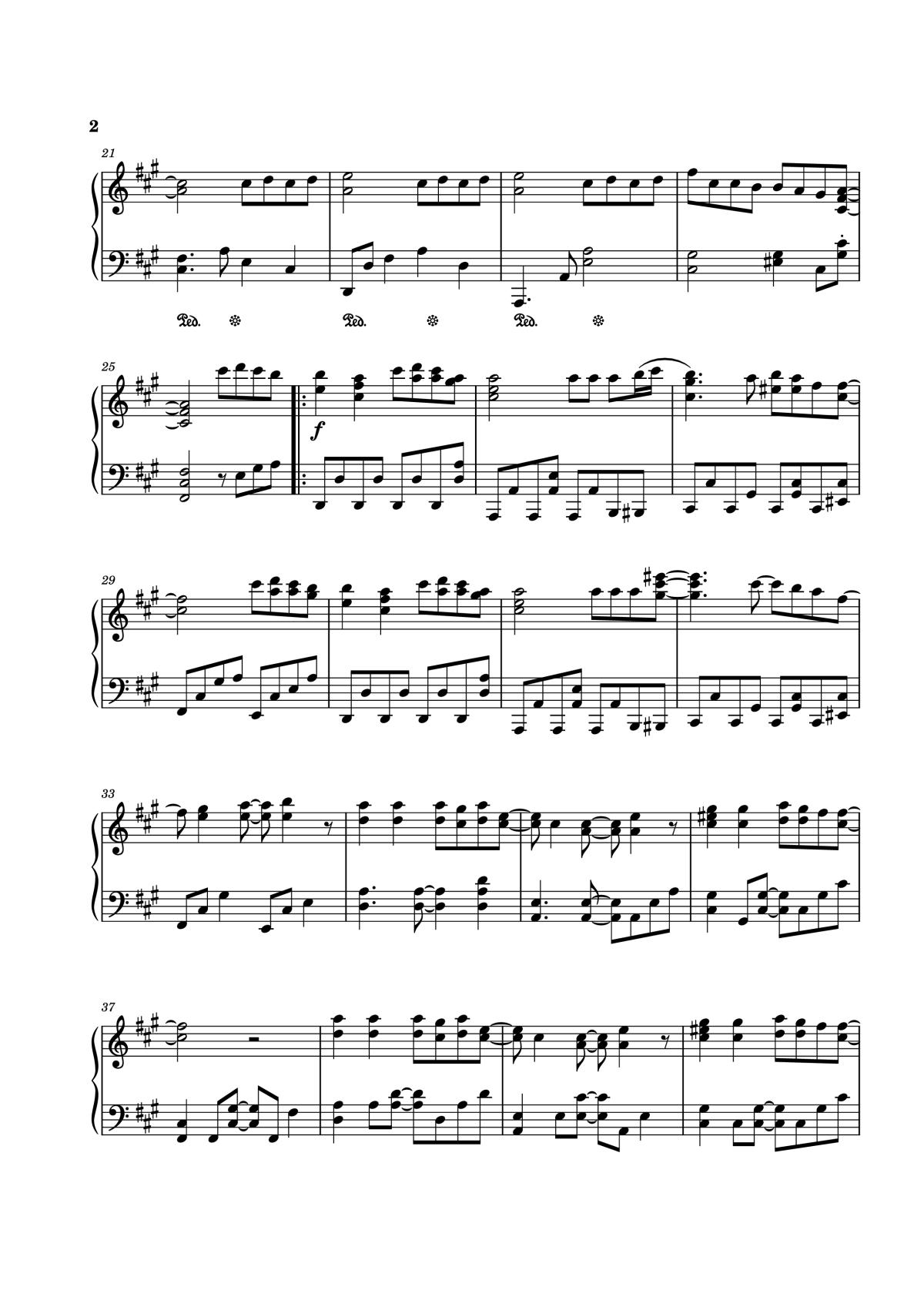 Page 2 of the piano sheet music PDF – Thức giấc (Tone gốc) Piano by DaLAB