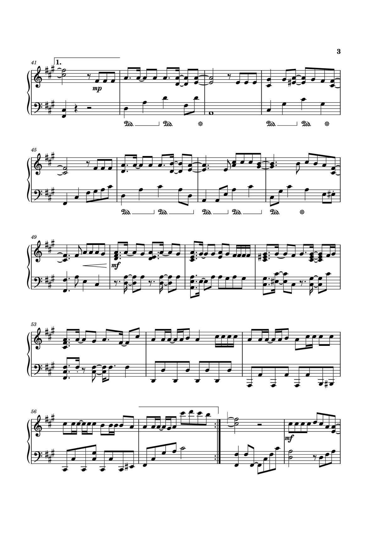 Page 3 of the piano sheet music PDF – Thức giấc (Tone gốc) Piano by DaLAB