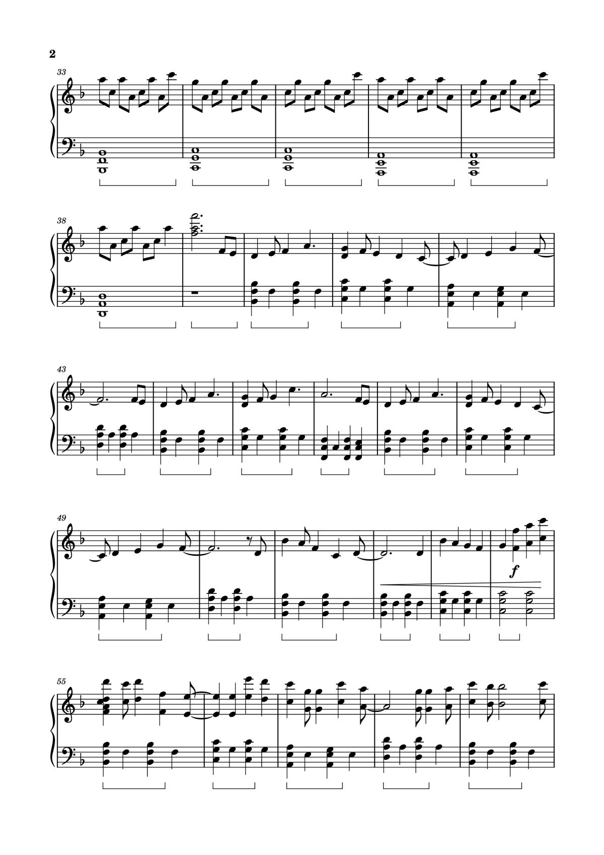 Page 2 of the piano sheet music PDF Piano – 3107-2 DuongG x NÂU x W/N Piano Sheet by DuongG x Nâu x W/n
