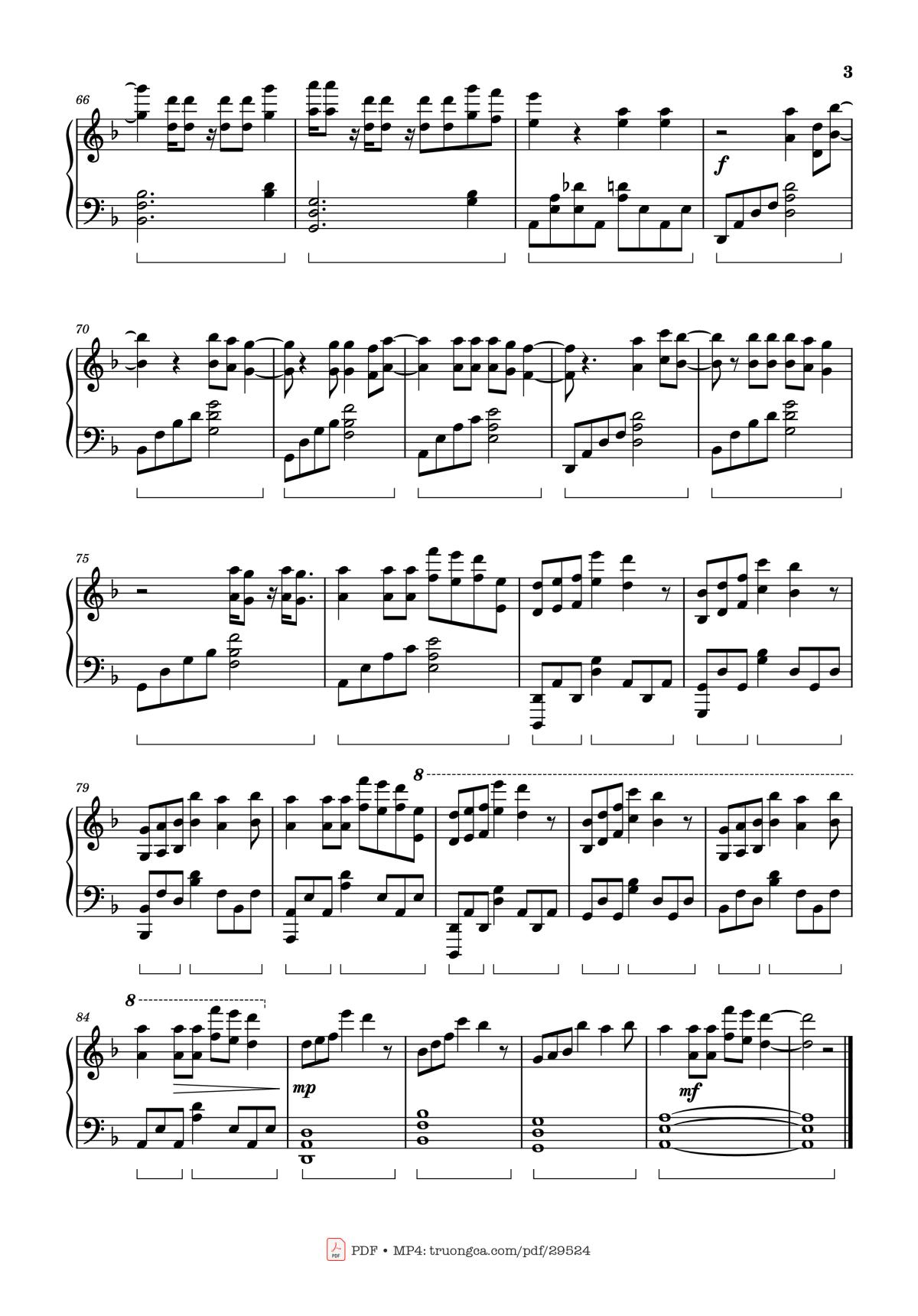 Page 3 of the piano sheet music PDF Piano – Catch Me If You Can Piano by Car-Is-Ma