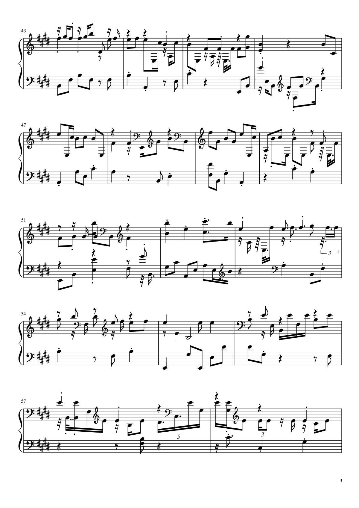 Page 3 of the piano sheet music PDF – Ấn nút nhớ... thả giấc mơ Piano by Ca sĩ, sáng tác: Sơn Tùng M-PT