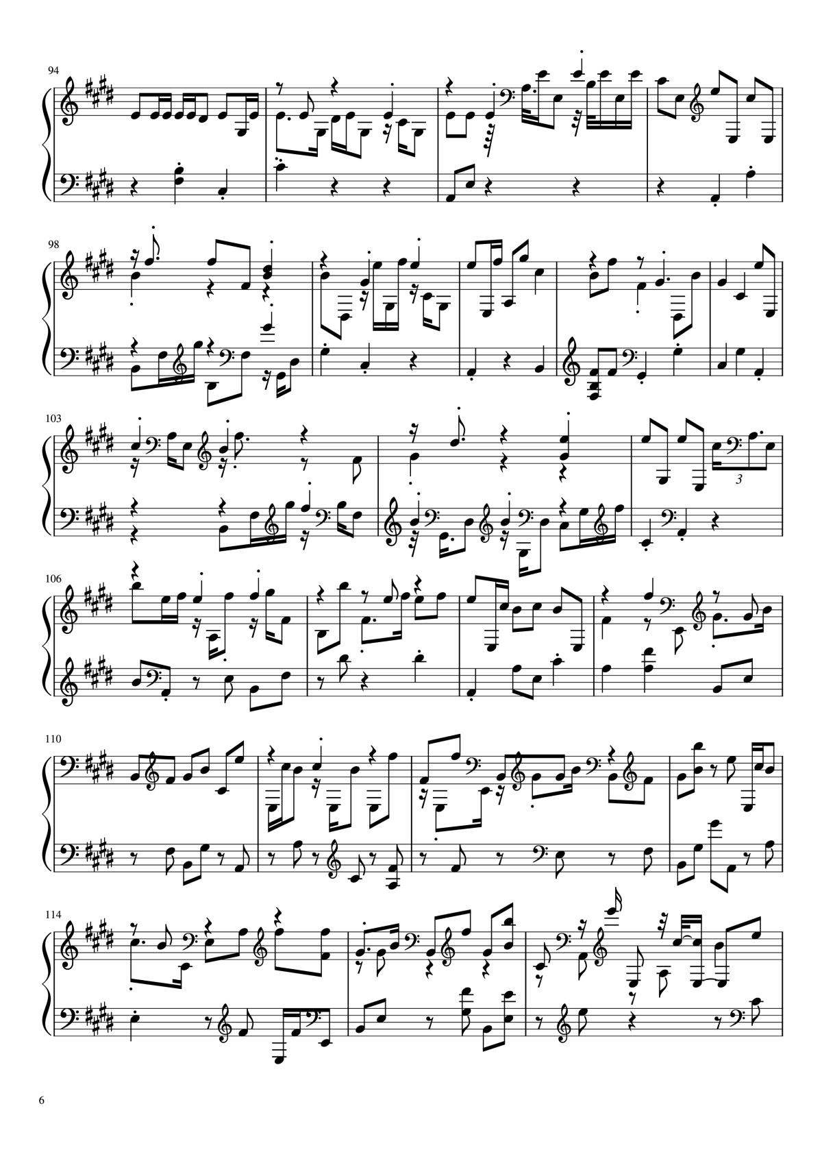 Page 6 of the piano sheet music PDF – Ấn nút nhớ... thả giấc mơ Piano by Ca sĩ, sáng tác: Sơn Tùng M-PT