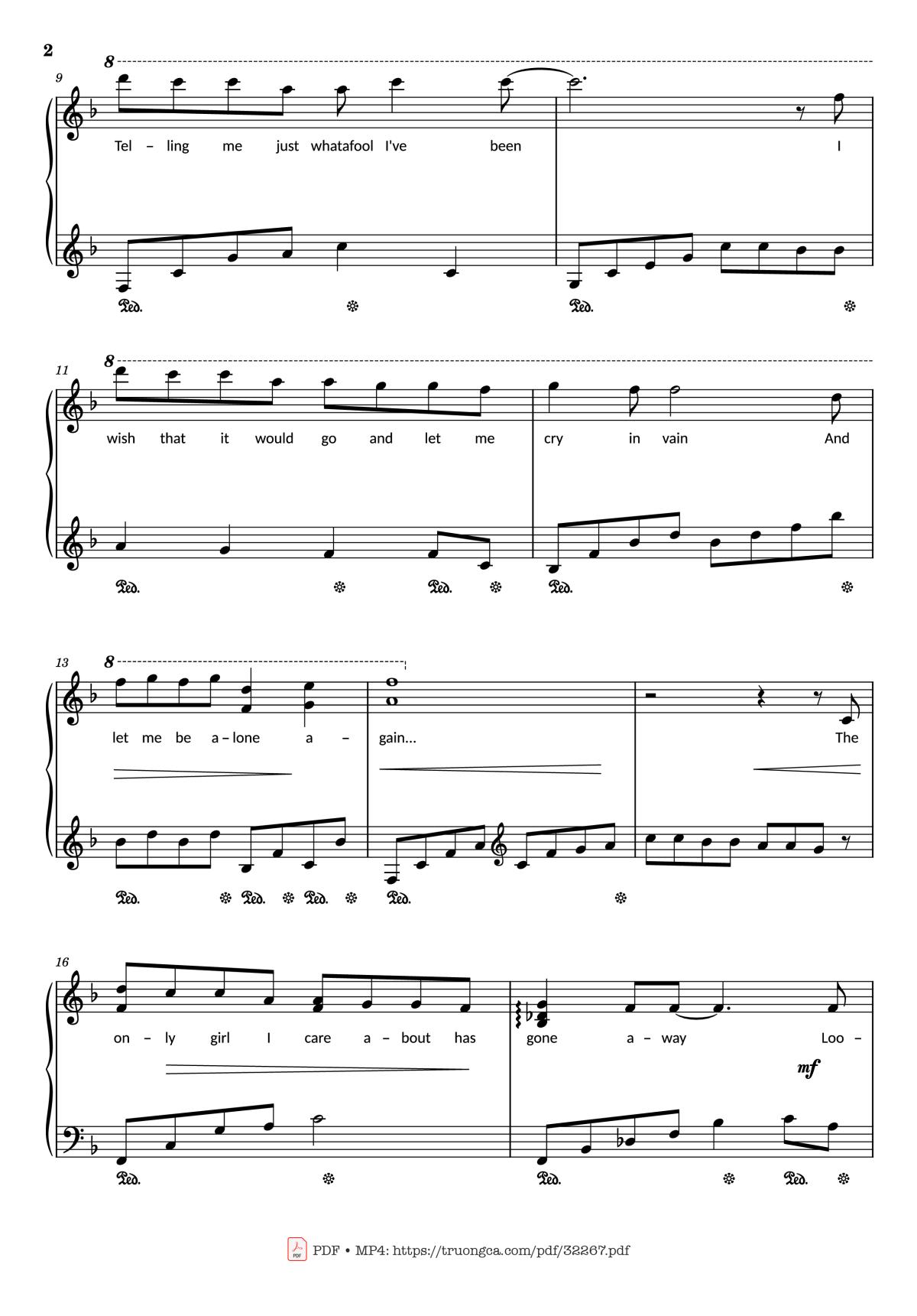 Listen to the rhythm of the falling rain, Trang 2