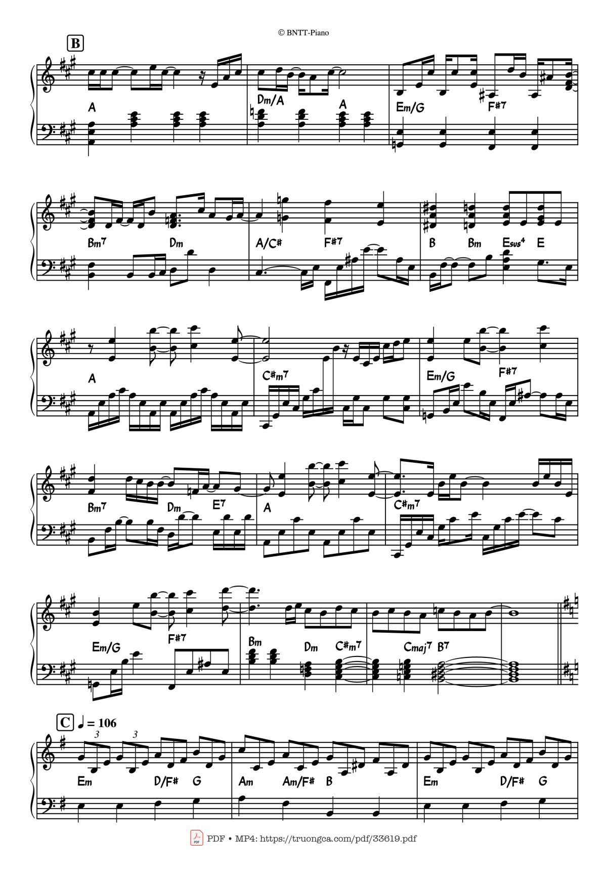 Page 2 of the piano sheet music PDF Piano – All by Myself Piano by Eric Carmen