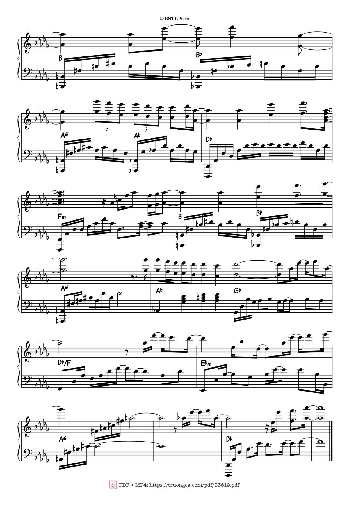 Page 4 of the piano sheet music PDF Piano – All by Myself Piano by Eric Carmen